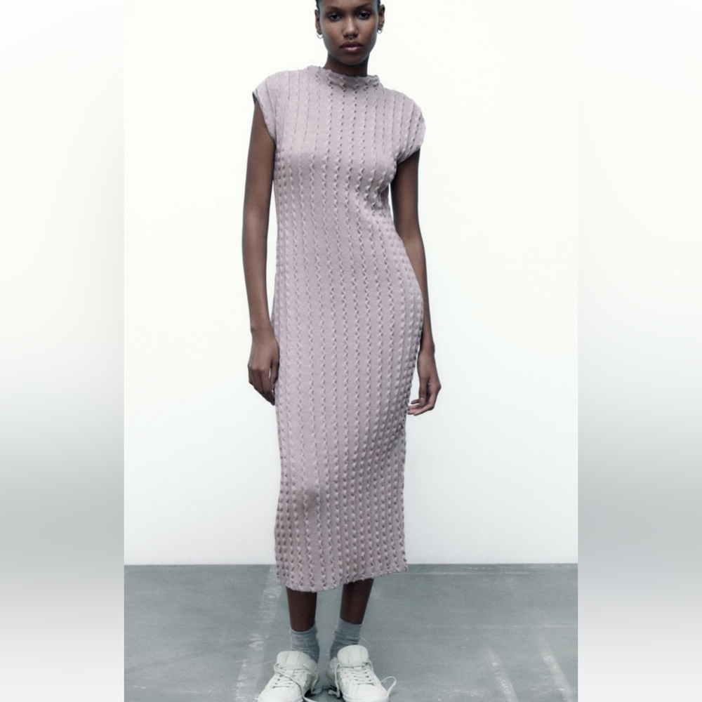 Grey ZARA dress NWT